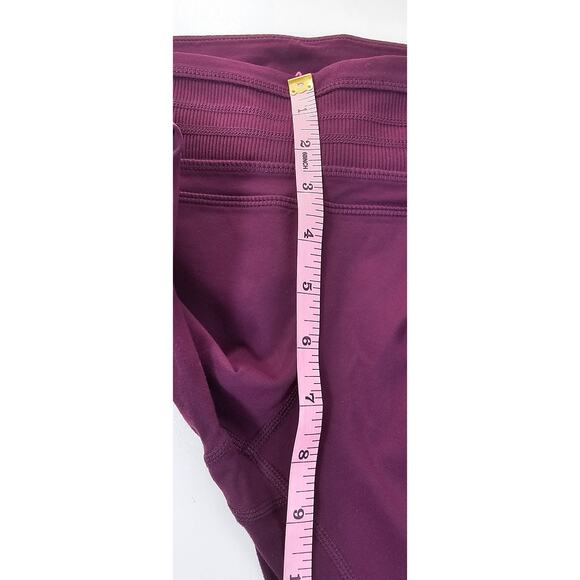 PrAna Olympia M SHORT PETITE plum purple stretch bootcut leggings pants EUC - Picture 8 of 10